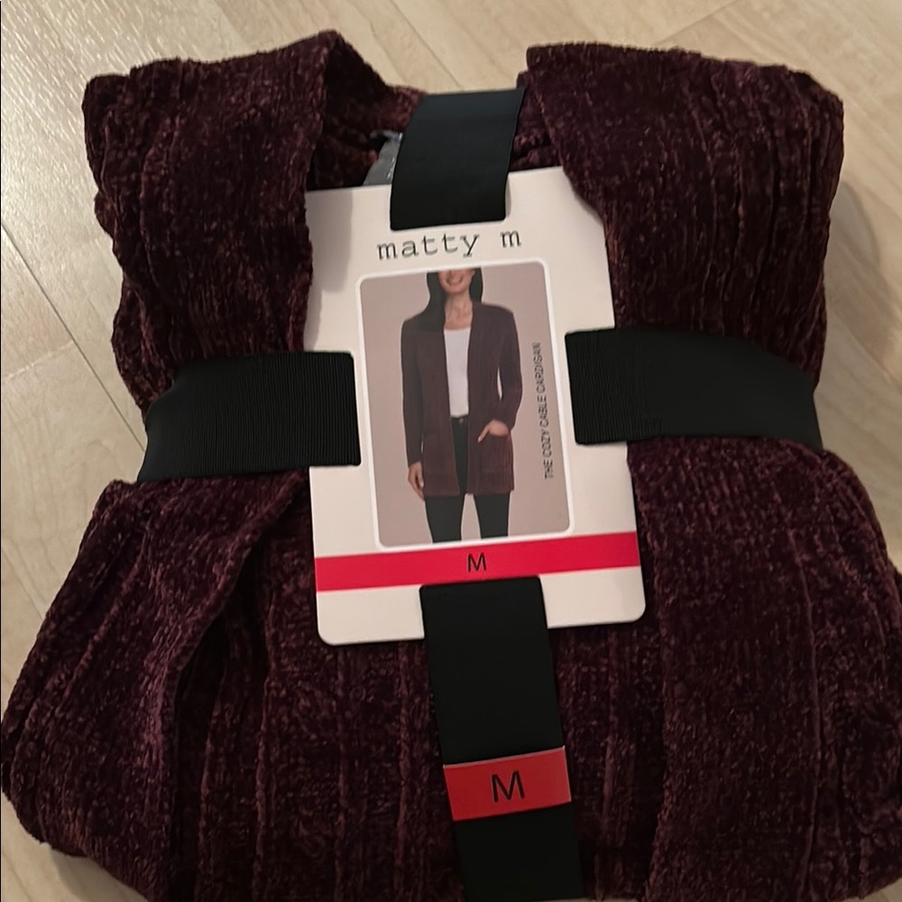 Matty M Burgundy Sweater